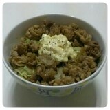 しゃぶしゃぶ肉で簡単甘辛豚丼